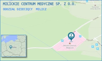 ODDZIAŁ DZIECIĘCY - MILICKIE CENTRUM MEDYCZNE SP. Z O.O. W RESTRUKTURYZACJI - UL. GRZYBOWA 1,  MILICZ