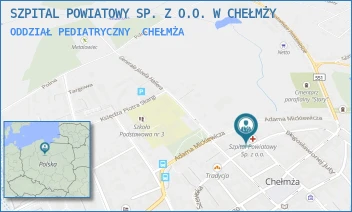 ODDZIAŁ PEDIATRYCZNY - SZPITAL POWIATOWY SP. Z O.O. W CHEŁMŻY - SZEWSKA 23,  CHEŁMŻA