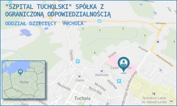 ODDZIAŁ DZIECIĘCY - "SZPITAL TUCHOLSKI" SPÓŁKA Z OGRANICZONĄ ODPOWIEDZIALNOŚCIĄ - NOWODWORSKIEGO 14-18,  TUCHOLA