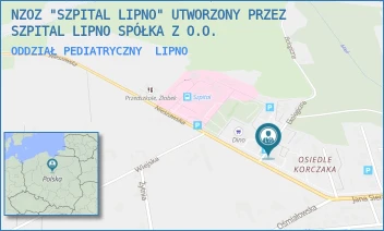 ODDZIAŁ PEDIATRYCZNY - NZOZ "SZPITAL LIPNO" UTWORZONY PRZEZ SZPITAL LIPNO SPÓŁKA Z O.O. - NIESZAWSKA 6,  LIPNO