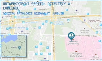 ODDZIAŁ PATOLOGII NIEMOWLĄT - UNIWERSYTECKI SZPITAL DZIECIĘCY W LUBLINIE - PROF. ANTONIEGO GĘBALI 6,  LUBLIN