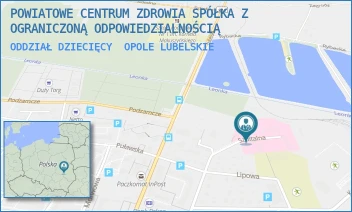 ODDZIAŁ DZIECIĘCY - POWIATOWE CENTRUM ZDROWIA SPÓŁKA Z OGRANICZONĄ ODPOWIEDZIALNOŚCIĄ - SZPITALNA 9,  OPOLE LUBELSKIE