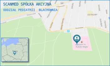 ODDZIAŁ PEDIATRII - SCANMED SPÓŁKA AKCYJNA - SOSNOWA 16,  BLACHOWNIA