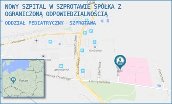 ODDZIAŁ PEDIATRYCZNY - NOWY SZPITAL W SZPROTAWIE SPÓŁKA Z OGRANICZONĄ ODPOWIEDZIALNOŚCIĄ - UL. HENRYKOWSKA 1,  SZPROTAWA