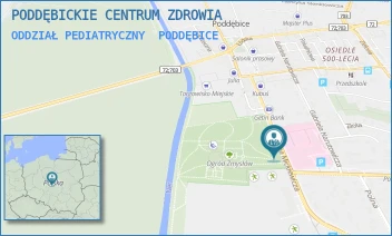 ODDZIAŁ PEDIATRYCZNY - PODDĘBICKIE CENTRUM ZDROWIA - MICKIEWICZA 16,  PODDĘBICE