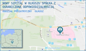 ODDZIAŁ PEDIATRYCZNY - NOWY SZPITAL W OLKUSZU SPÓŁKA Z OGRANICZONĄ ODPOWIEDZIALNOŚCIĄ - UL. 1000-LECIA 13,  OLKUSZ