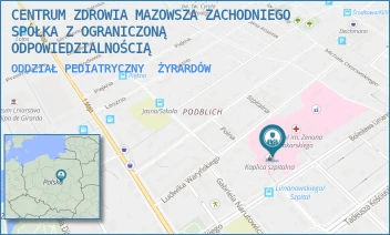 ODDZIAŁ PEDIATRYCZNY - CENTRUM ZDROWIA MAZOWSZA ZACHODNIEGO SPÓŁKA Z OGRANICZONĄ ODPOWIEDZIALNOŚCIĄ - LIMANOWSKIEGO 30,  ŻYRARDÓW