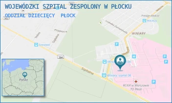 ODDZIAŁ DZIECIĘCY - WOJEWÓDZKI SZPITAL ZESPOLONY W PŁOCKU - MEDYCZNA 19,  PŁOCK