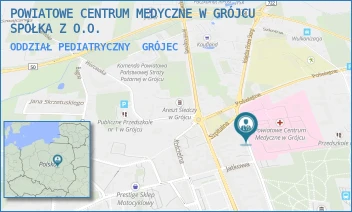 ODDZIAŁ PEDIATRYCZNY - POWIATOWE CENTRUM MEDYCZNE W GRÓJCU SPÓŁKA Z O.O. - PIOTRA SKARGI 10,  GRÓJEC