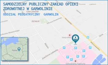 ODDZIAŁ PEDIATRYCZNY - SAMODZIELNY PUBLICZNY ZAKŁAD OPIEKI ZDROWOTNEJ W GARWOLINIE - LUBELSKA 50,  GARWOLIN