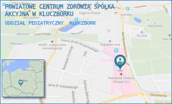 ODDZIAŁ PEDIATRYCZNY - POWIATOWE CENTRUM ZDROWIA SPÓŁKA AKCYJNA W KLUCZBORKU - UL. M.C.SKŁODOWSKIEJ 23,  KLUCZBORK