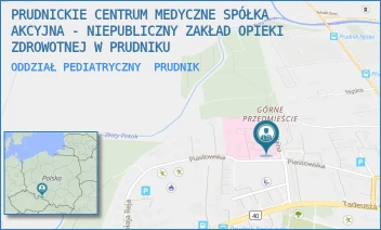 ODDZIAŁ PEDIATRYCZNY - PRUDNICKIE CENTRUM MEDYCZNE SPÓŁKA AKCYJNA - NIEPUBLICZNY ZAKŁAD OPIEKI ZDROWOTNEJ W PRUDNIKU - UL. PIASTOWSKA 64,  PRUDNIK