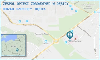 ODDZIAŁ DZIECIĘCY - ZESPÓŁ OPIEKI ZDROWOTNEJ W DĘBICY - UL. KRAKOWSKA 91,  DĘBICA
