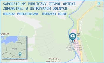 ODDZIAŁ PEDIATRYCZNY - SAMODZIELNY PUBLICZNY ZESPÓŁ OPIEKI ZDROWOTNEJ W USTRZYKACH DOLNYCH - UL. 29 LISTOPADA 57,  USTRZYKI DOLNE