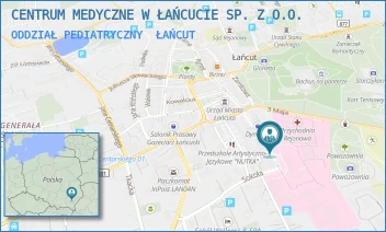 ODDZIAŁ PEDIATRYCZNY - CENTRUM MEDYCZNE W ŁAŃCUCIE SP. Z O.O. - UL. IGNACEGO PADEREWSKIEGO 5,  ŁAŃCUT