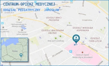 ODDZIAŁ PEDIATRYCZNY - CENTRUM OPIEKI MEDYCZNEJ - UL. 3 MAJA 70,  JAROSŁAW
