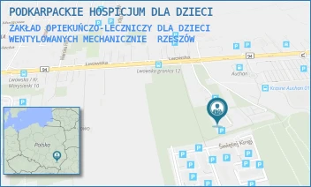 ZAKŁAD OPIEKUŃCZO-LECZNICZY DLA DZIECI WENTYLOWANYCH MECHANICZNIE - SKOWRONEK - Ośrodek Rehabilitacji Dzieci i Młodzieży - UL. LWOWSKA 132,  RZESZÓW