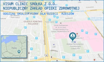ODDZIAŁ OKULISTYCZNY DLA DZIECI - VISUM CLINIC SPÓŁKA Z O.O. NIEPUBLICZNY ZAKŁAD OPIEKI ZDROWOTNEJ - UL. LITEWSKA 4C,  RZESZÓW