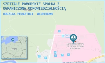 ODDZIAŁ PEDIATRII - SZPITALE POMORSKIE SPÓŁKA Z OGRANICZONĄ ODPOWIEDZIALNOŚCIĄ - UL. DR. ALOJZEGO JAGALSKIEGO 10,  WEJHEROWO
