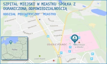 ODDZIAŁ PEDIATRYCZNY - SZPITAL MIEJSKI W MIASTKU SPÓŁKA Z OGRANICZONĄ ODPOWIEDZIALNOŚCIĄ - UL. GENERAŁA J. WYBICKIEGO 30, MIASTKO