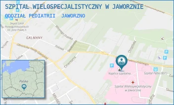 ODDZIAŁ PEDIATRII - SZPITAL WIELOSPECJALISTYCZNY W JAWORZNIE - UL. JÓZEFA CHEŁMOŃSKIEGO 28,  JAWORZNO