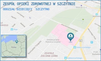 ODDZIAŁ DZIECIĘCY - ZESPÓŁ OPIEKI ZDROWOTNEJ W SZCZYTNIE - M.C. SKŁODOWSKIEJ 12,  SZCZYTNO