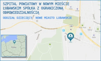 ODDZIAŁ DZIECIĘCY - SZPITAL POWIATOWY W NOWYM MIEŚCIE LUBAWSKIM SPÓŁKA Z OGRANICZONĄ ODPOWIEDZIALNOŚCIĄ - MICKIEWICZA 10, NOWE MIASTO LUBAWSKIE