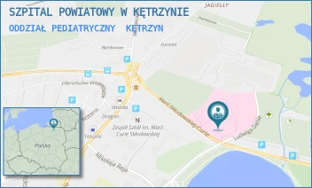 ODDZIAŁ PEDIATRYCZNY - SZPITAL POWIATOWY W KĘTRZYNIE - M.C. SKŁODOWSKIEJ 2, KĘTRZYN