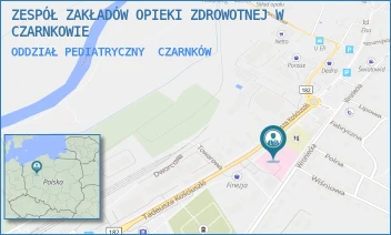 ODDZIAŁ PEDIATRYCZNY - ZESPÓŁ ZAKŁADÓW OPIEKI ZDROWOTNEJ W CZARNKOWIE - KOŚCIUSZKI 94,  CZARNKÓW