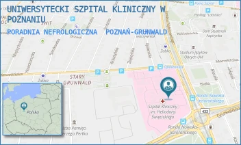 PORADNIA NEFROLOGICZNA - UNIWERSYTECKI SZPITAL KLINICZNY W POZNANIU - PRZYBYSZEWSKIEGO 49,  POZNAŃ-GRUNWALD