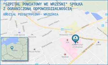 ODDZIAŁ PEDIATRYCZNY - "SZPITAL POWIATOWY WE WRZEŚNI" SPÓŁKA Z OGRANICZONĄ ODPOWIEDZIALNOŚCIĄ - SŁOWACKIEGO 2,  WRZEŚNIA