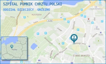 ODDZIAŁ DZIECIECY - SZPITAL POMNIK CHRZTU POLSKI - ŚW. JANA 9,  GNIEZNO