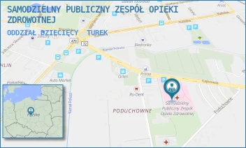 ODDZIAŁ DZIECIĘCY - SAMODZIELNY PUBLICZNY ZESPÓŁ OPIEKI ZDROWOTNEJ - PODUCHOWNE 1,  TUREK