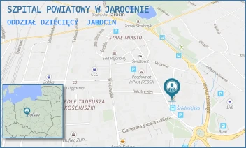 ODDZIAŁ DZIECIĘCY - SZPITAL POWIATOWY W JAROCINIE - SZPITALNA 1,  JAROCIN