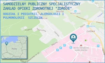 ODDZIAŁ I PEDIATRII, ALERGOLOGII I PULMONOLOGII - SAMODZIELNY PUBLICZNY SPECJALISTYCZNY ZAKŁAD OPIEKI ZDROWOTNEJ "ZDROJE" W SZCZECINIE - MĄCZNA 4,  SZCZECIN