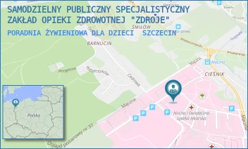 PORADNIA ŻYWIENIOWA DLA DZIECI - SAMODZIELNY PUBLICZNY SPECJALISTYCZNY ZAKŁAD OPIEKI ZDROWOTNEJ "ZDROJE" W SZCZECINIE - MĄCZNA 4,  SZCZECIN