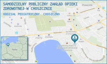 ODDZIAŁ PEDIATRYCZNY - SAMODZIELNY PUBLICZNY ZAKŁAD OPIEKI ZDROWOTNEJ W CHOSZCZNIE - NIEDZIAŁKOWSKIEGO 4A, CHOSZCZNO
