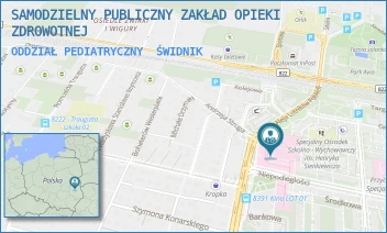 ODDZIAŁ PEDIATRYCZNY - SAMODZIELNY PUBLICZNY ZAKŁAD OPIEKI ZDROWOTNEJ - ALEJA LOTNIKÓW POLSKICH 18,  ŚWIDNIK