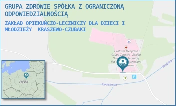 ZAKŁAD OPIEKUŃCZO-LECZNICZY DLA DZIECI I MŁODZIEŻY - GRUPA ZDROWIE SPÓŁKA Z OGRANICZONĄ ODPOWIEDZIALNOŚCIĄ - 23A,  KRASZEWO-CZUBAKI